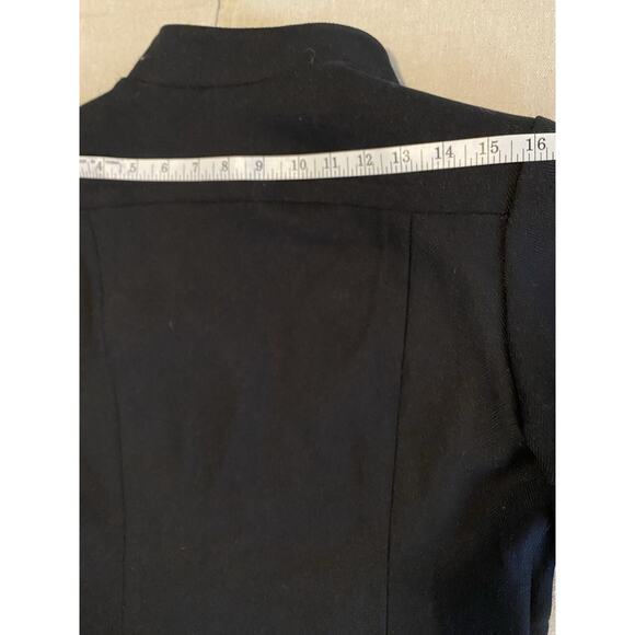 Drapers & Damons Blazer Womens 6 Black 3/4 Sleeves Business Basics Sport Coat - Picture 13 of 13